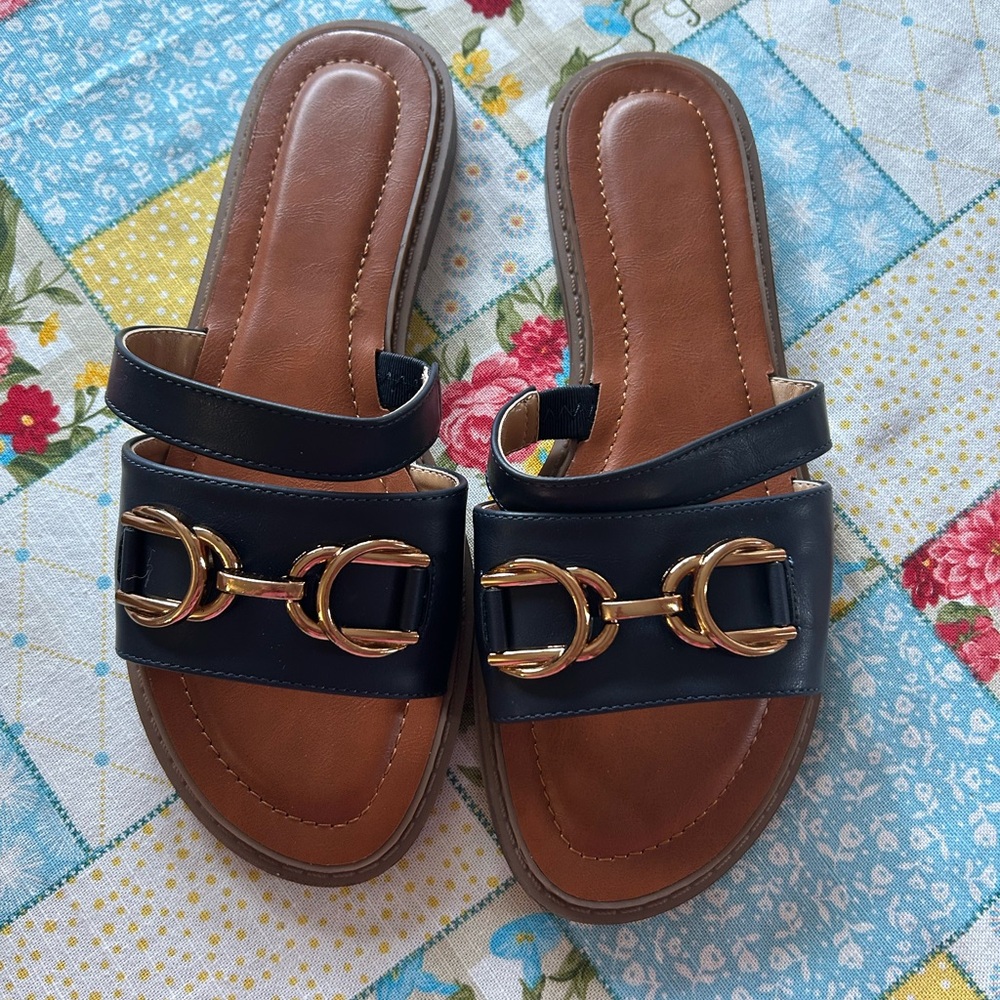 Elegant Navy  Women's Sandals NEW